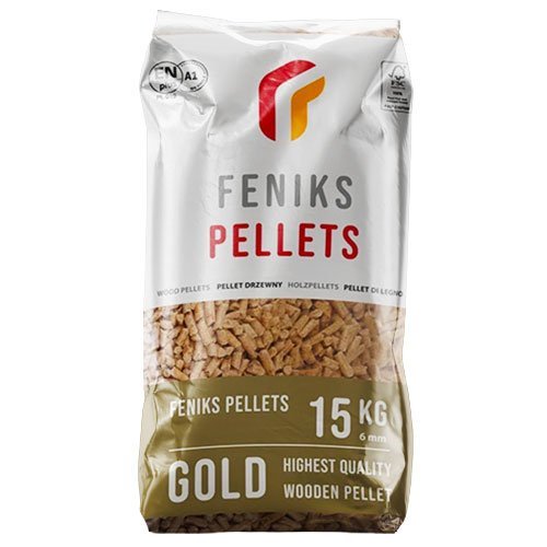 Pellet de madera Feniks Gold 15 kg