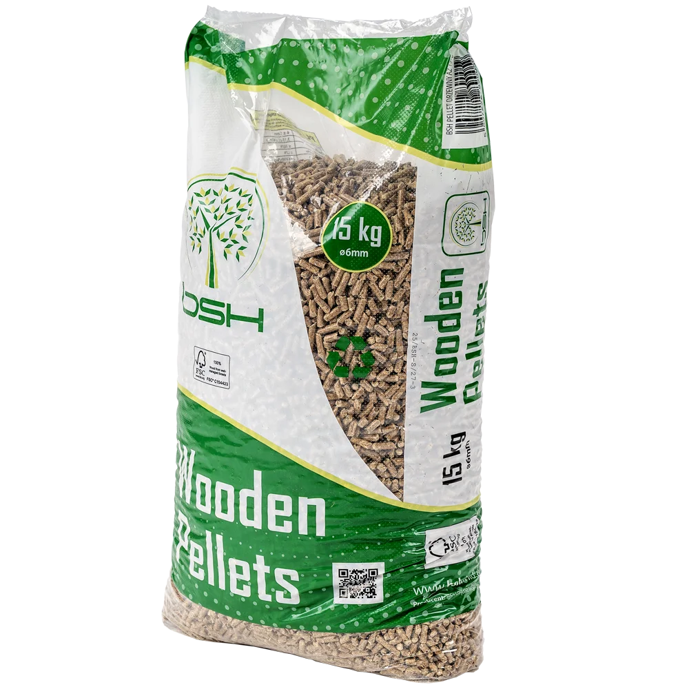 Pellet de madera BSH A2 15 kg - Imagen 2