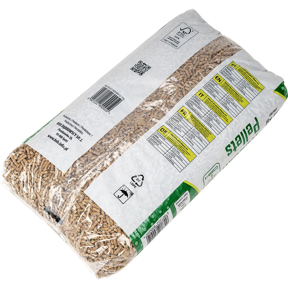 Pellet de madera BSH A2 15 kg - Imagen 4