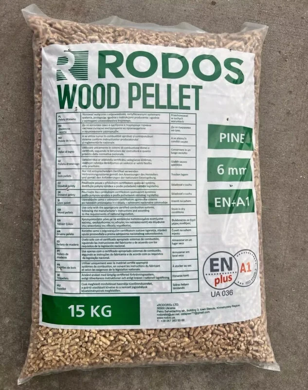 Pellet de madera Rodos 15 kg - Imagen 2