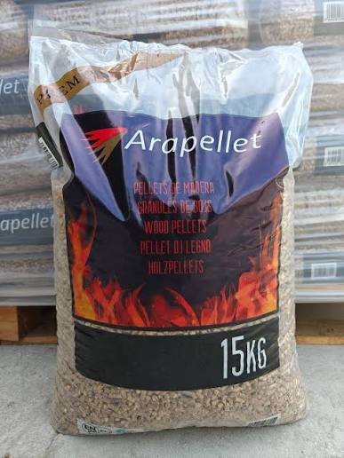 Pellets de Madera Arapellet – Palet 77 Sacos - Imagen 2